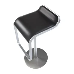 LEM S80 Barhocker Sitzfläche Leder 66-79cm