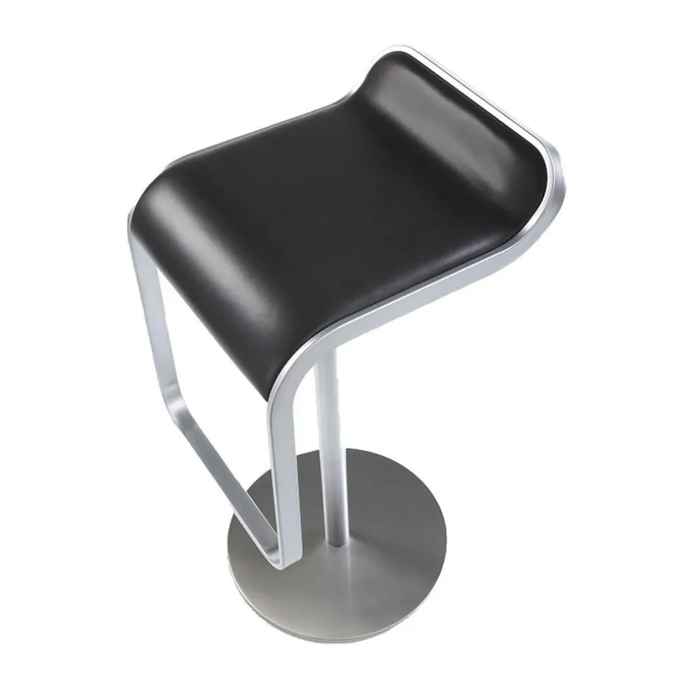 LEM S80 Barhocker Sitzfläche Leder 66-79cm