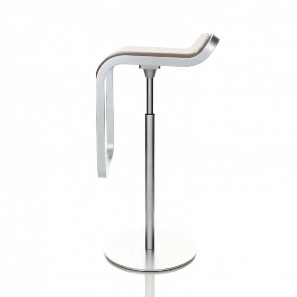 LEM S80 Barhocker Sitzfläche Leder 66-79cm