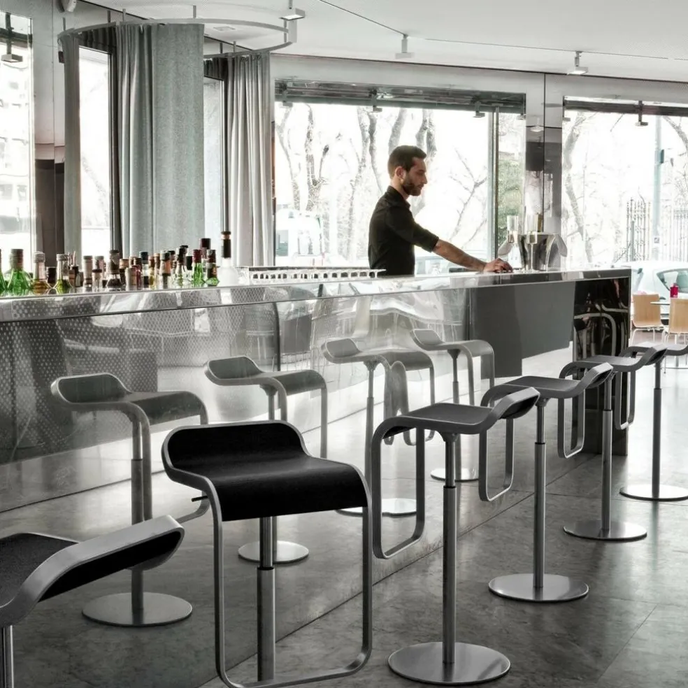 LEM S80 Barhocker Sitzfläche Laminat 66-79cm