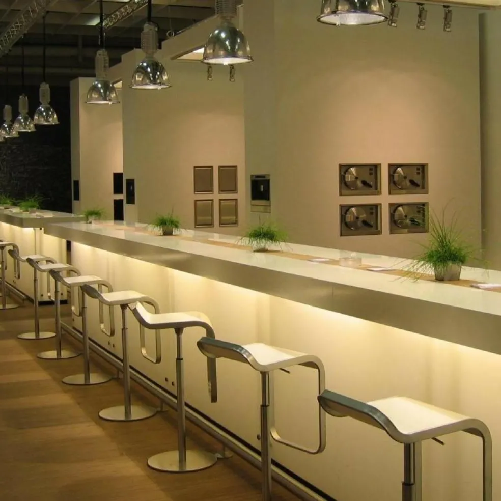 LEM S80 Barhocker Sitzfläche Laminat 66-79cm