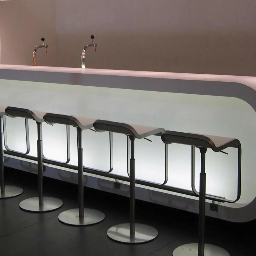 LEM S80 Barhocker Sitzfläche Laminat 66-79cm