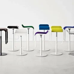 LEM S81 Barhocker Sitzfläche Leder H88cm