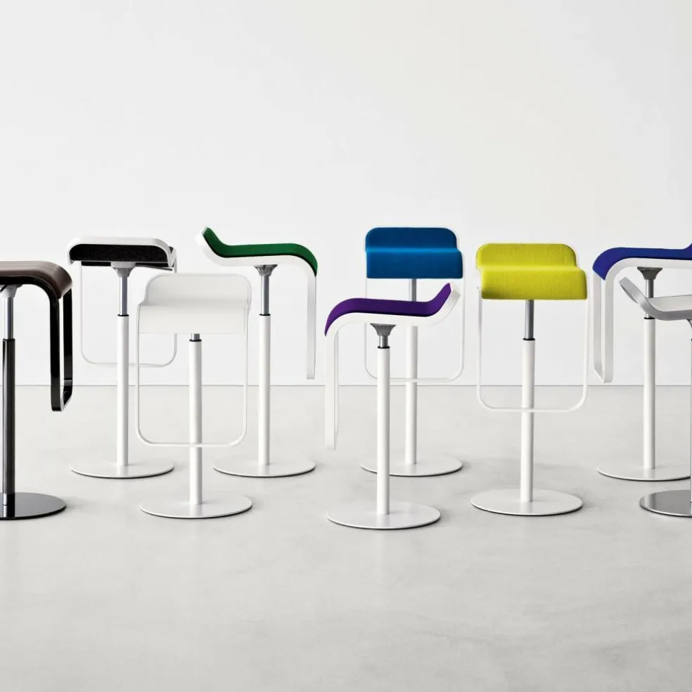 LEM S81 Barhocker Sitzfläche Leder H88cm