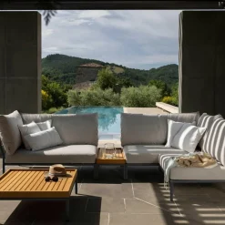 Level 2 Chaise Longue Gestell muted white