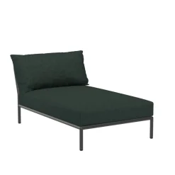 Level 2 Chaise Longue Gestell dunkelgrau