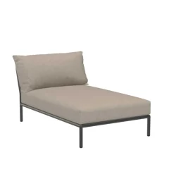 Level 2 Chaise Longue Gestell dunkelgrau
