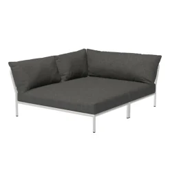 Level 2 Cozy Gartensofa links Gestell muted white