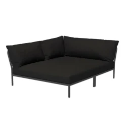Level 2 Cozy Gartensofa links Gestell dunkelgrau