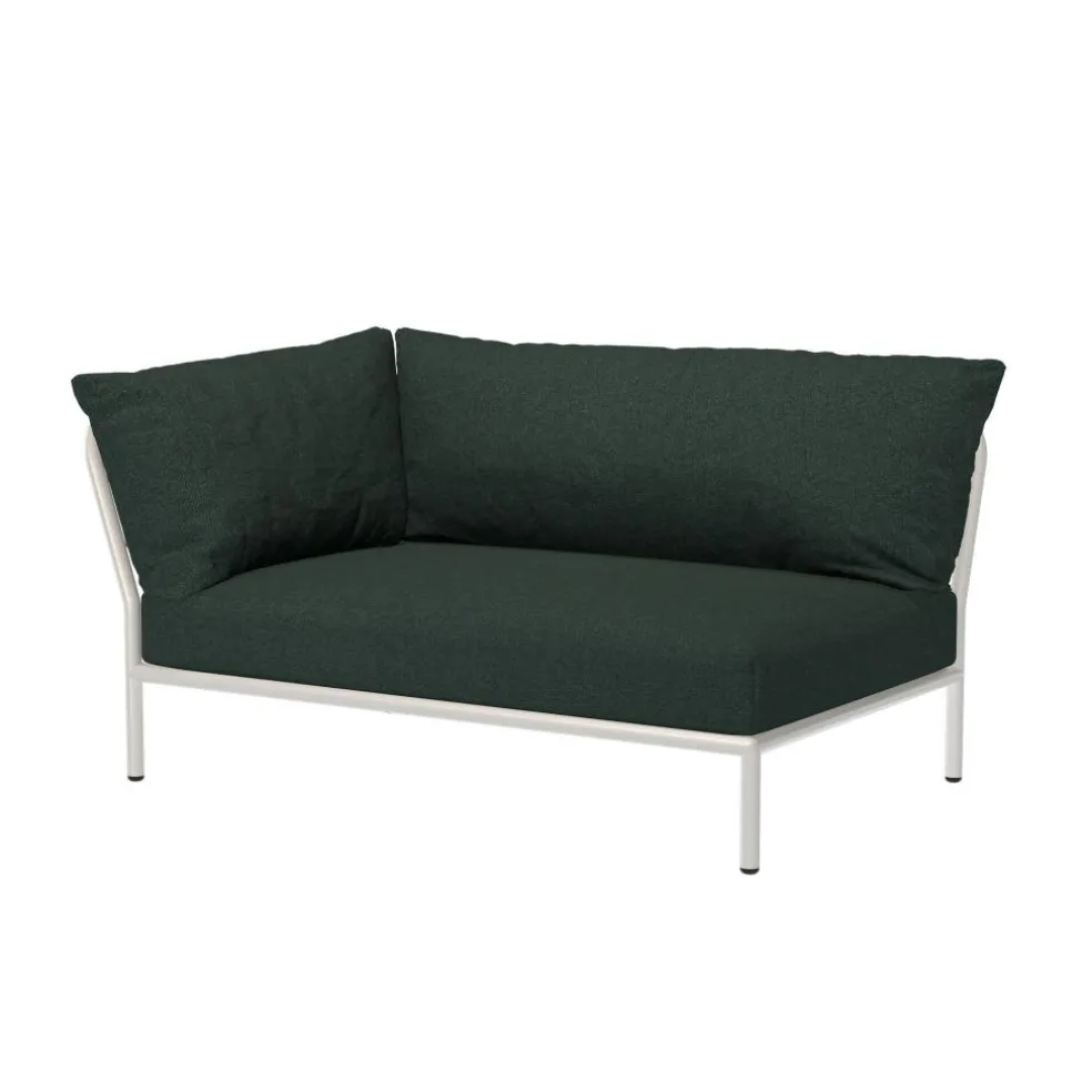 Level 2 Gartensofa links Gestell muted white