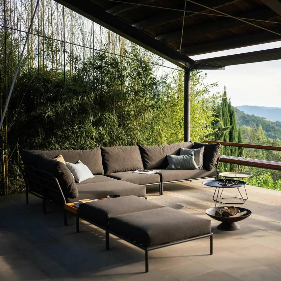 Level 2 Gartenstuhl Gestell dunkelgrau