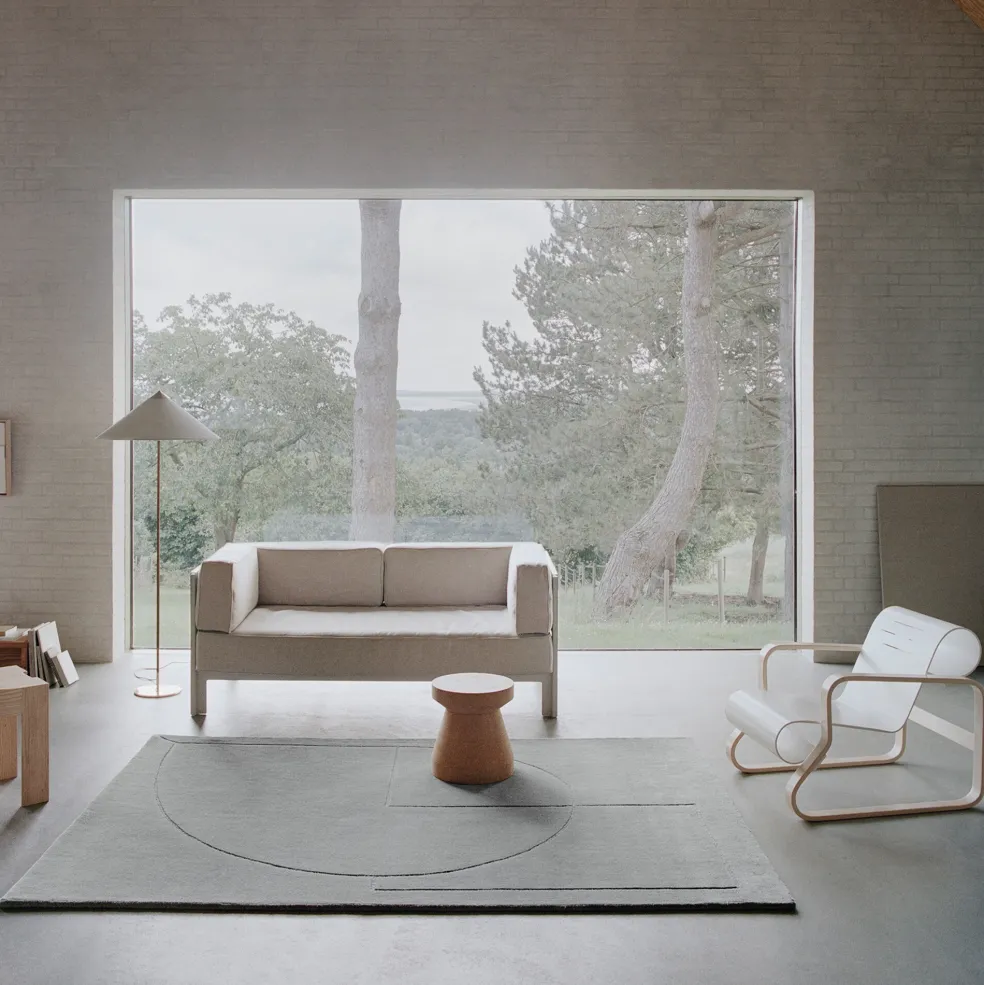 Lineal Poem Wollteppich 170x240cm