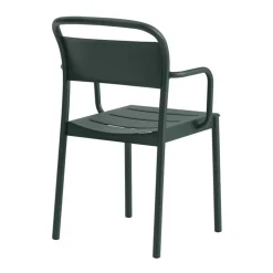 Linear Steel Gartenarmlehnstuhl