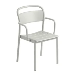 Linear Steel Gartenarmlehnstuhl