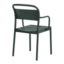 Linear Steel Gartenarmlehnstuhl