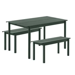 Linear Steel Gartenset L 140cm