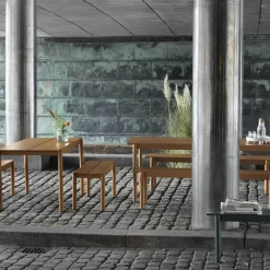 Linear Steel Gartenset L 200cm