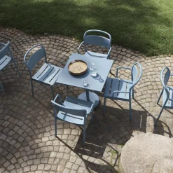 Linear Steel Gartenstuhl