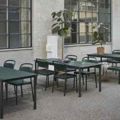 Linear Steel Gartenstuhl