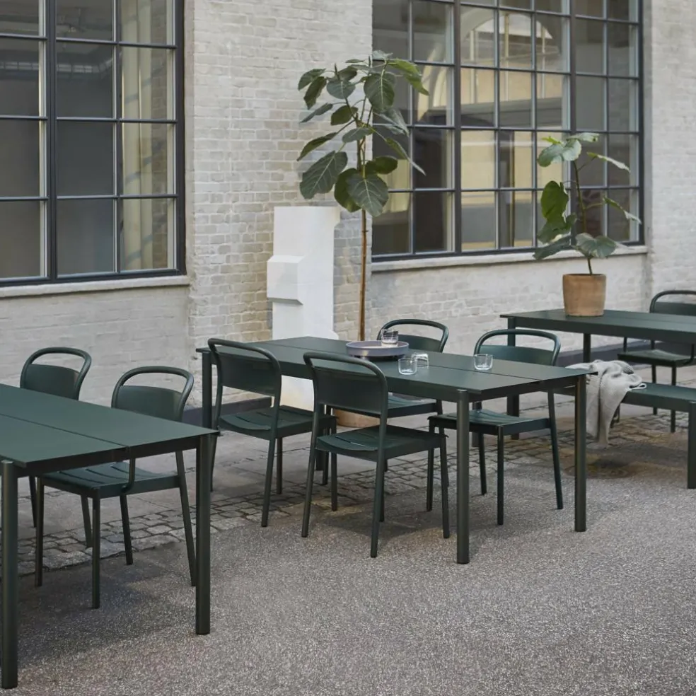 Linear Steel Gartenstuhl