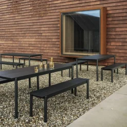 Linear Steel Gartentisch 220x90cm