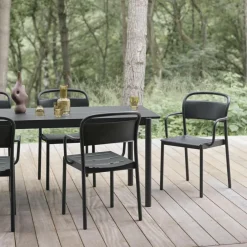 Linear Steel Gartentisch 220x90cm