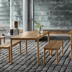 Linear Steel Gartentisch 140x75cm