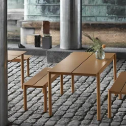 Linear Steel Gartentisch 140x75cm