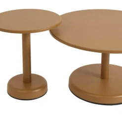 Linear Steel Gartentisch H 40cm