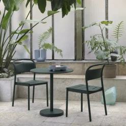 Linear Steel Gartentisch Ø 70cm