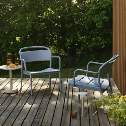 Linear Steel Lounge Gartenarmlehnstuhl