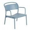 Linear Steel Lounge Gartenarmlehnstuhl