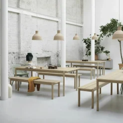 Linear Wood Bank 170x34cm