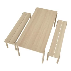 Linear Wood Bank 170x34cm