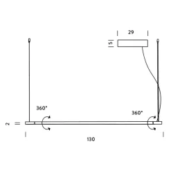 Linescapes Horizontal LED Pendelleuchte