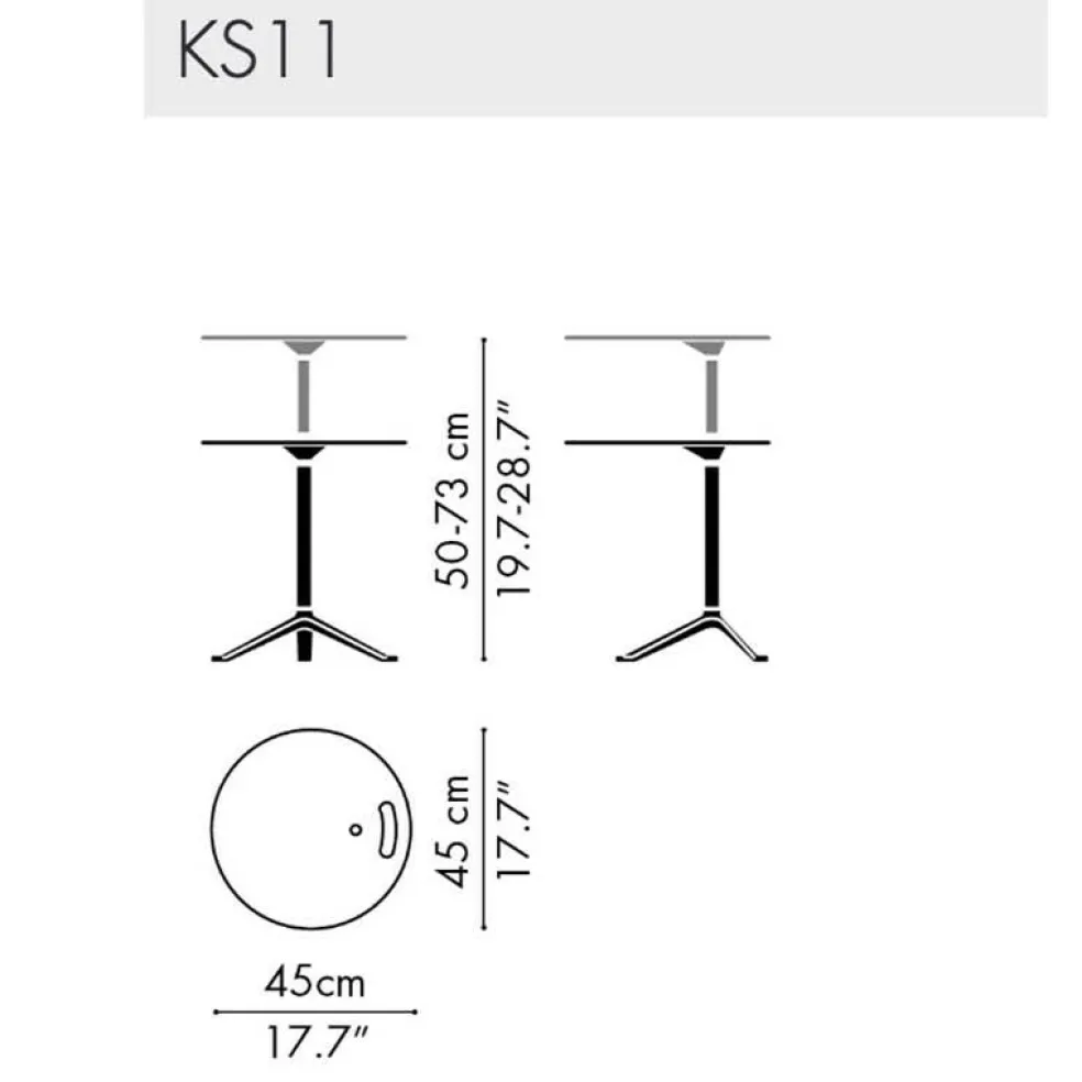 Little Friend™ KS11 Beistelltisch Gestell poliert