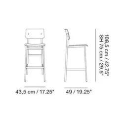 Loft Barhocker 75cm