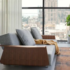 Long Horn Deluxe Excess Schlafsofa mit Armlehnen 245x114cm