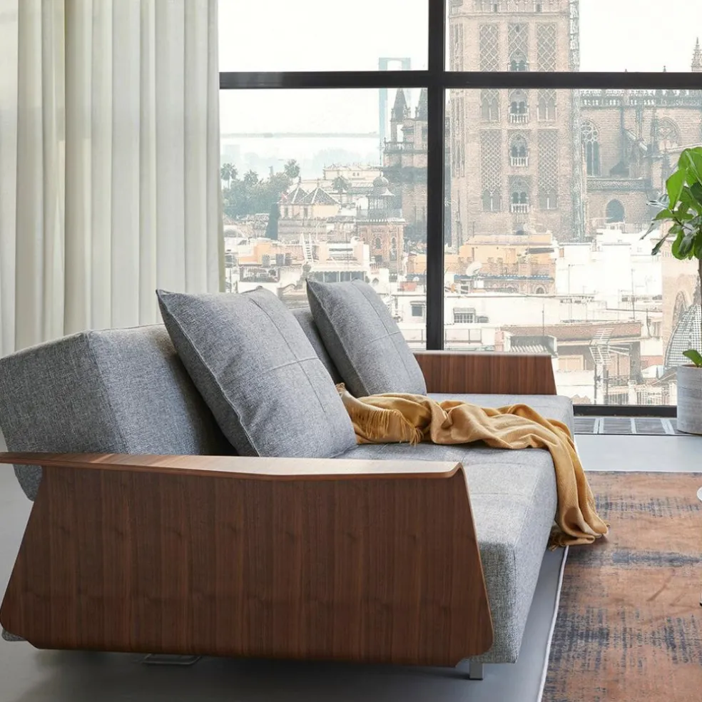 Long Horn Deluxe Excess Schlafsofa mit Armlehnen 245x114cm