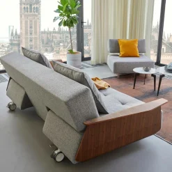 Long Horn Deluxe Excess Schlafsofa mit Armlehnen 245x114cm