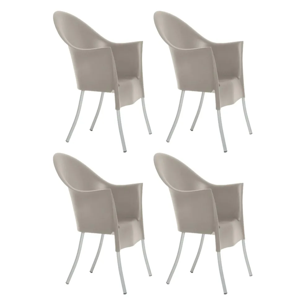 Lord Yo Gartenarmlehnstuhl 4er Set