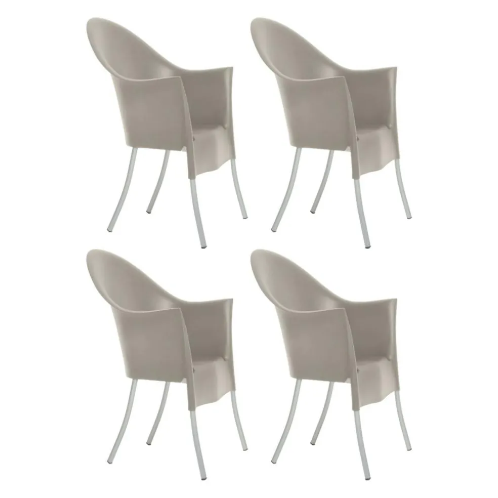 Lord Yo Gartenarmlehnstuhl 4er Set