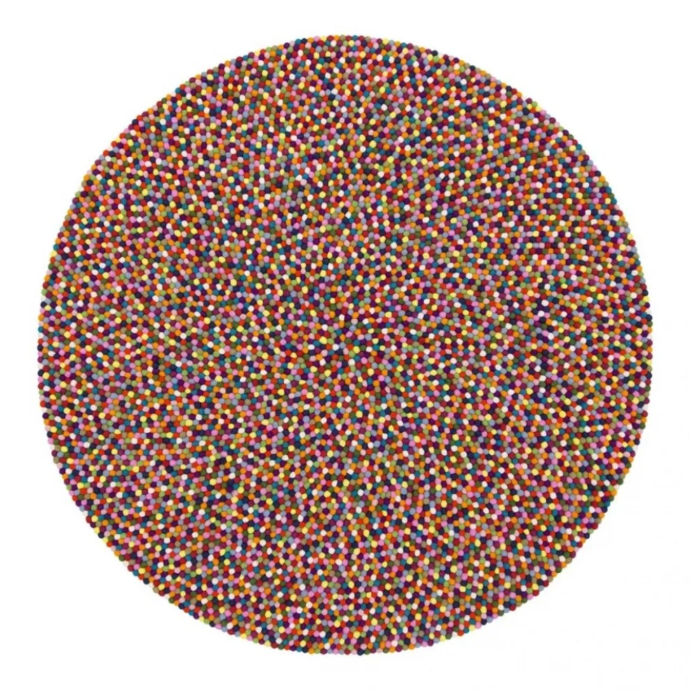 Lotte Filzkugelteppich