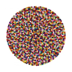 Lotte Filzkugelteppich