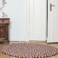 Lotte Filzkugelteppich