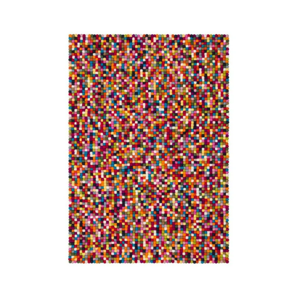 Lotte Filzkugelteppich rechteckig