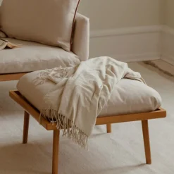 Lounge Around Shuffle Pouf Gestell Eiche