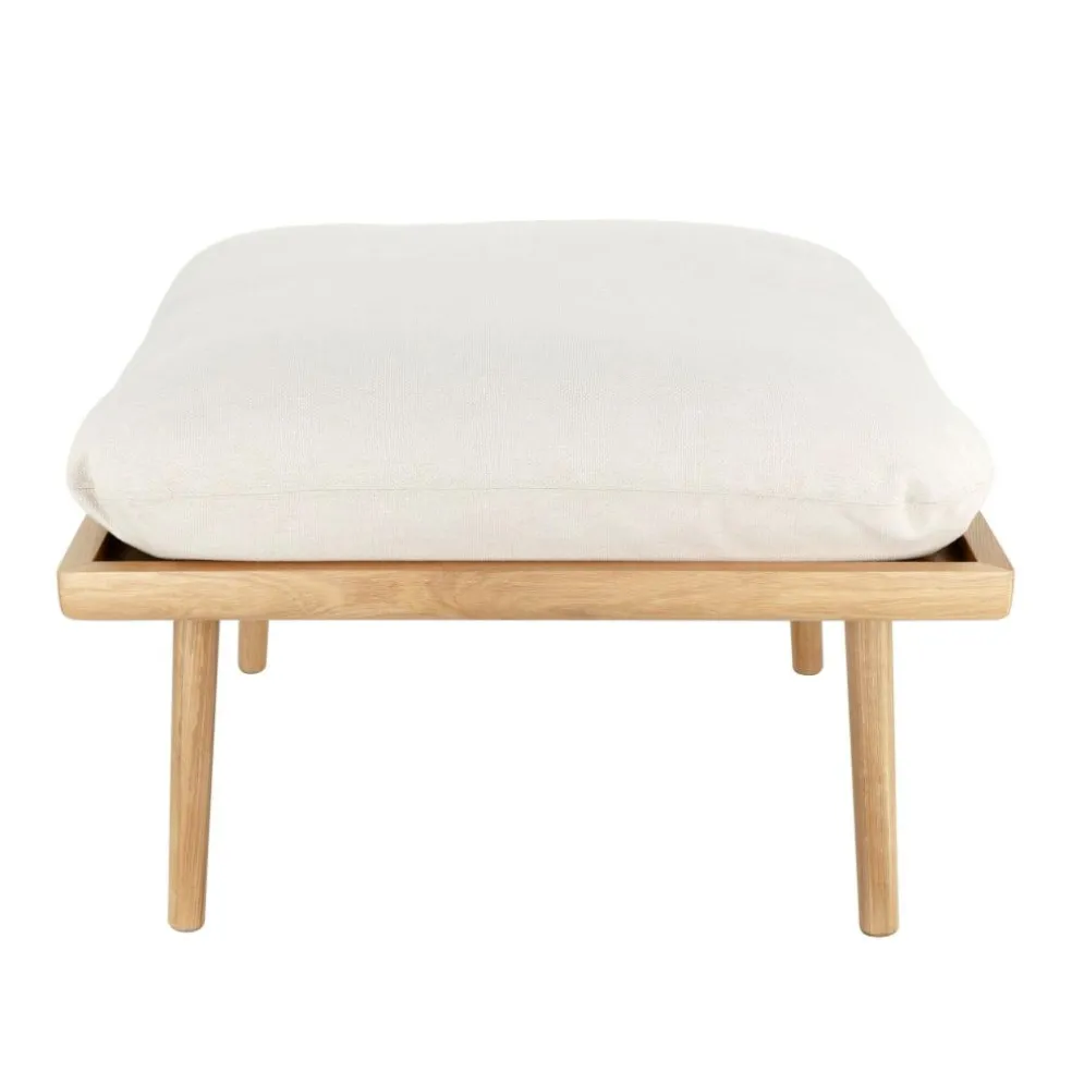 Lounge Around Shuffle Pouf Gestell Eiche