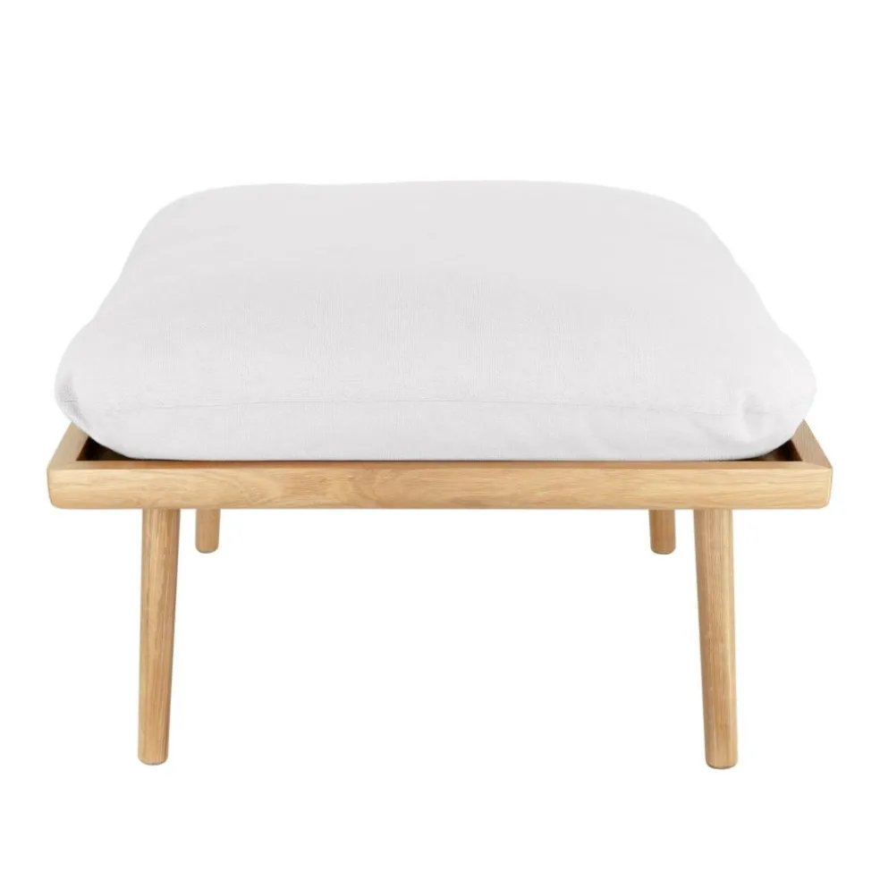 Lounge Around Shuffle Pouf Gestell Eiche