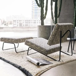 Lounge Chair Loungesessel Stoff